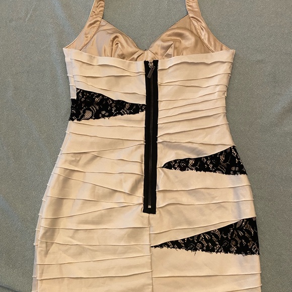 Bebe Halter mini dress, size Medium, measurements in photos. - Picture 3 of 6